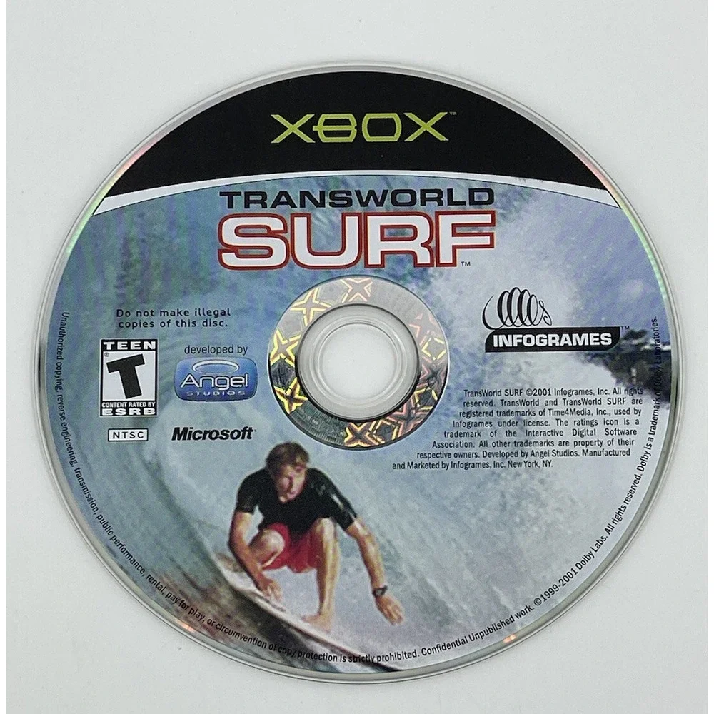 TransWorld‎ Surf (Microsoft Xbox, 2001) Atari - CIB Complete!